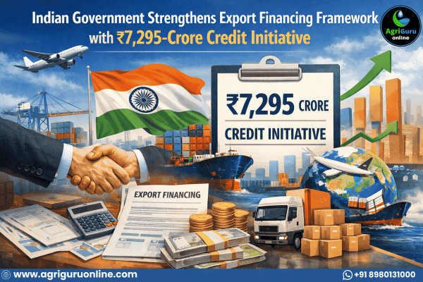 Indian Government Strengthens Export Financing Framework with ₹7,295-Crore Credit Initiative