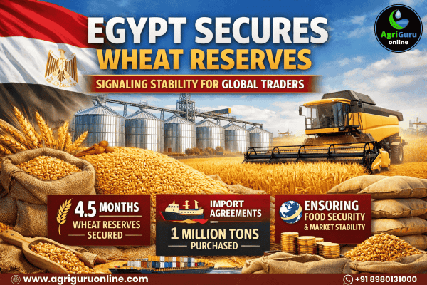 Egypt Secures Wheat Reserves, Signaling Stability for Global Traders