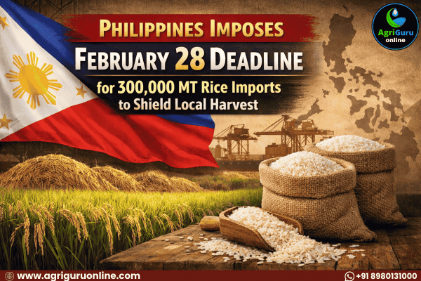 Philippines Imposes February 28 Deadline for 300,000 MT Rice Imports to Shield Local Harvest