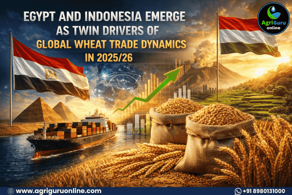 Egypt and Indonesia Emerge as Twin Drivers of Global Wheat Trade Dynamics in 2025/26