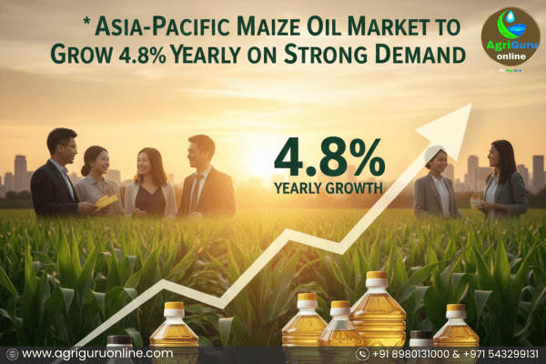 Asia-Pacific Maize Oil Market to Grow 4.8% Yearly on Strong Demand