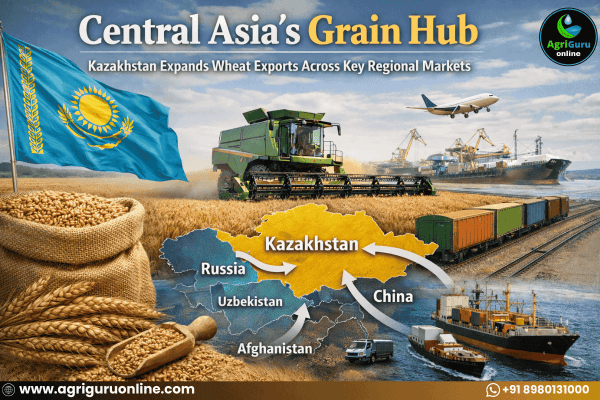 Central Asia’s Grain Hub: Kazakhstan Expands Wheat Exports Across Key Regional Markets