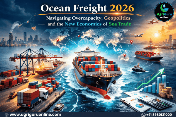 Ocean Freight 2026: Navigating Overcapacity, Geopolitics, and the New Economics of Sea Trade!!.