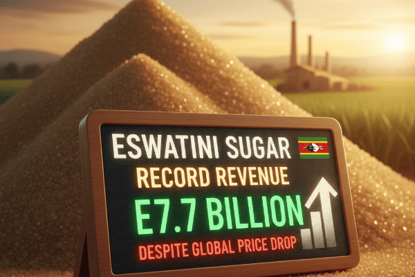 Eswatini Sugar Hits Record E7.7 Billion Revenue Despite Global Price Drop