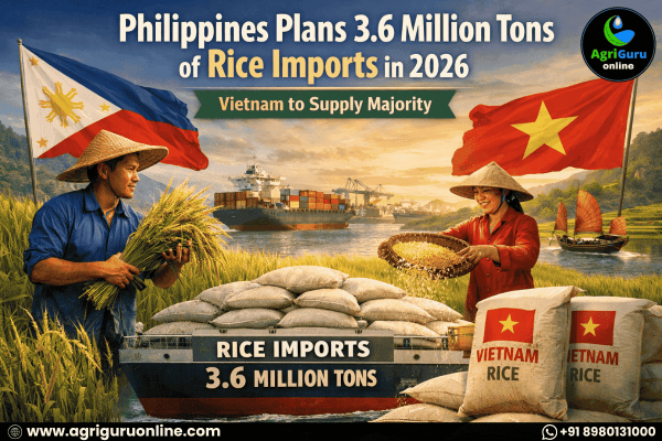 Philippines Plans 3.6 Million Tons of Rice Imports in 2026, Vietnam to Supply Majority