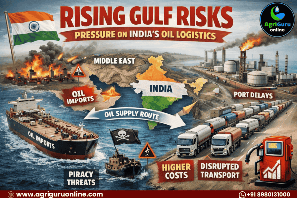 Rising Gulf Risks Add Fresh Pressure on India’s Oil Logistics